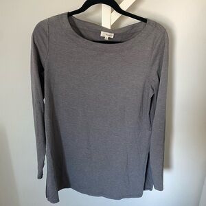 Wilfred Free Charcoal Long Sleeve Top